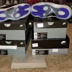 Air Jordan Retro 11 Concords sz 7y & 10 Mens. DS